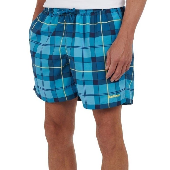 Barbour Men Tartan Swim Trunks - Picture 1 of 7